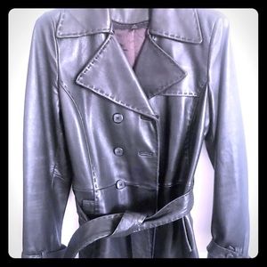 Women’s leather coat